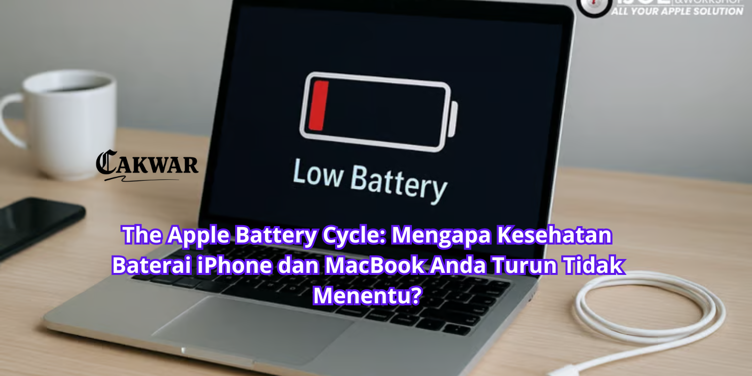 The Apple Battery Cycle: Mengapa Kesehatan Baterai iPhone dan MacBook Anda Turun Tidak Menentu?