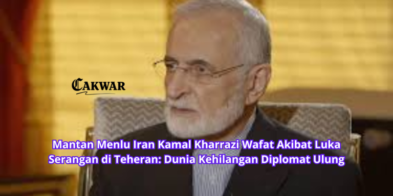 Mantan Menlu Iran Kamal Kharrazi Wafat Akibat Luka Serangan di Teheran: Dunia Kehilangan Diplomat Ulung