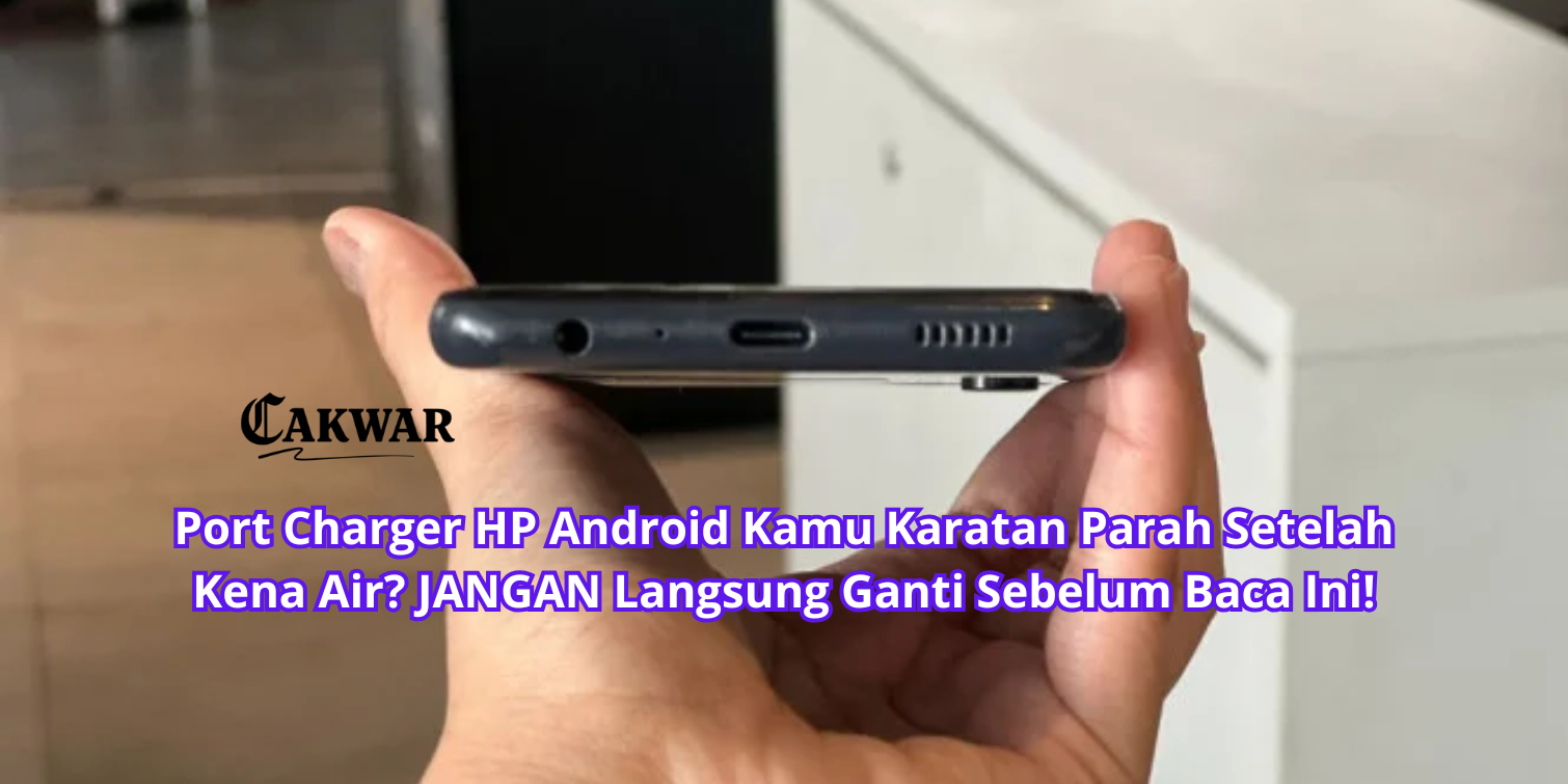 Port Charger HP Android Kamu Karatan Parah Setelah Kena Air? JANGAN Langsung Ganti Sebelum Baca Ini!