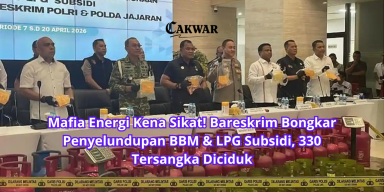 Mafia Energi Kena Sikat! Bareskrim Bongkar Penyelundupan BBM & LPG Subsidi, 330 Tersangka Diciduk
