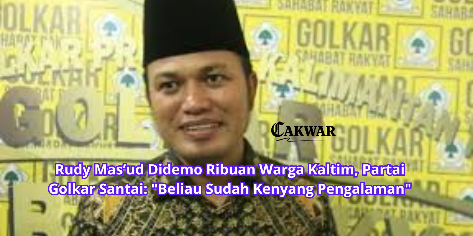 Rudy Mas’ud Didemo Ribuan Warga Kaltim, Partai Golkar Santai: “Beliau Sudah Kenyang Pengalaman”