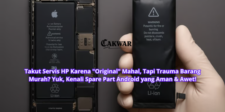 Takut Servis HP Karena “Original” Mahal, Tapi Trauma Barang Murah? Yuk, Kenali Spare Part Android yang Aman & Awet!