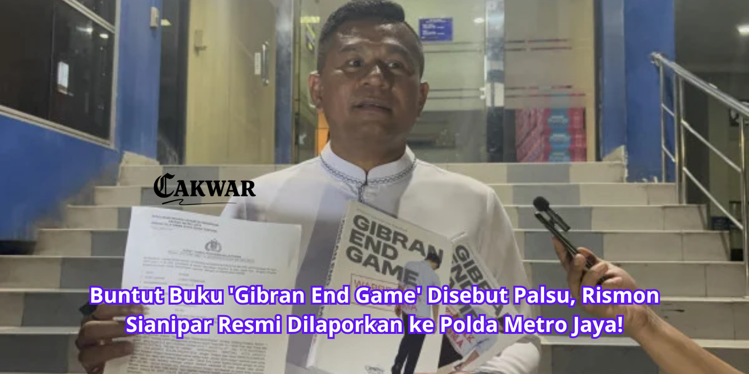 Buntut Buku ‘Gibran End Game’ Disebut Palsu, Rismon Sianipar Resmi Dilaporkan ke Polda Metro Jaya!