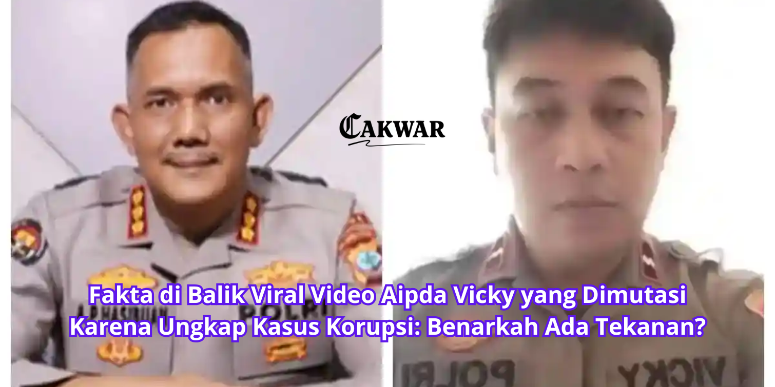 Fakta di Balik Viral Video Aipda Vicky yang Dimutasi Karena Ungkap Kasus Korupsi: Benarkah Ada Tekanan?