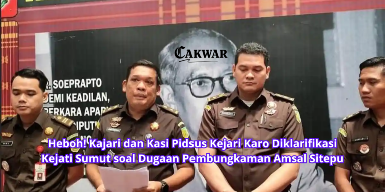 Heboh! Kajari dan Kasi Pidsus Kejari Karo Diklarifikasi Kejati Sumut soal Dugaan Pembungkaman Amsal Sitepu