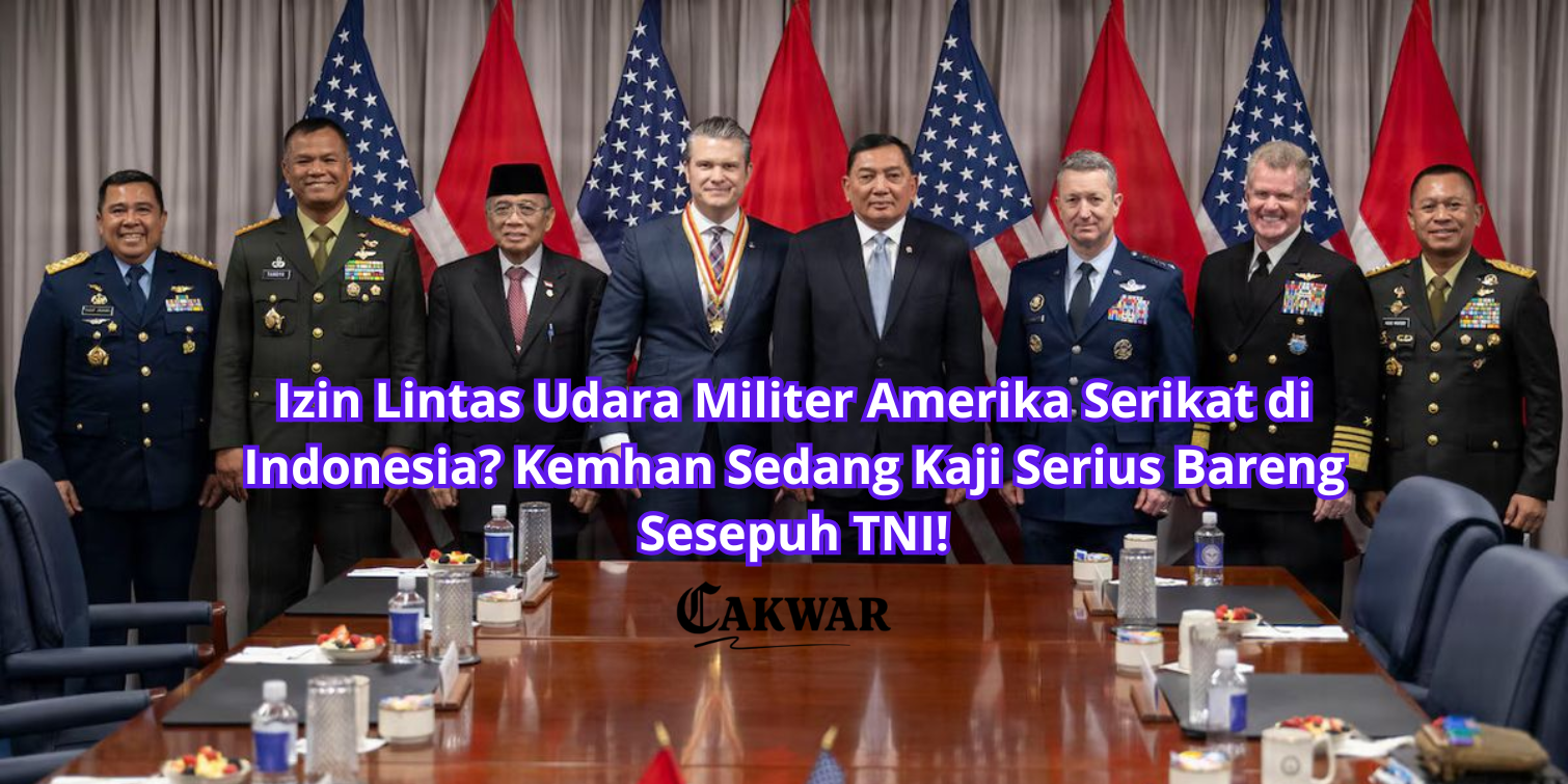 Izin Lintas Udara Militer Amerika Serikat di Indonesia? Kemhan Sedang Kaji Serius Bareng Sesepuh TNI!