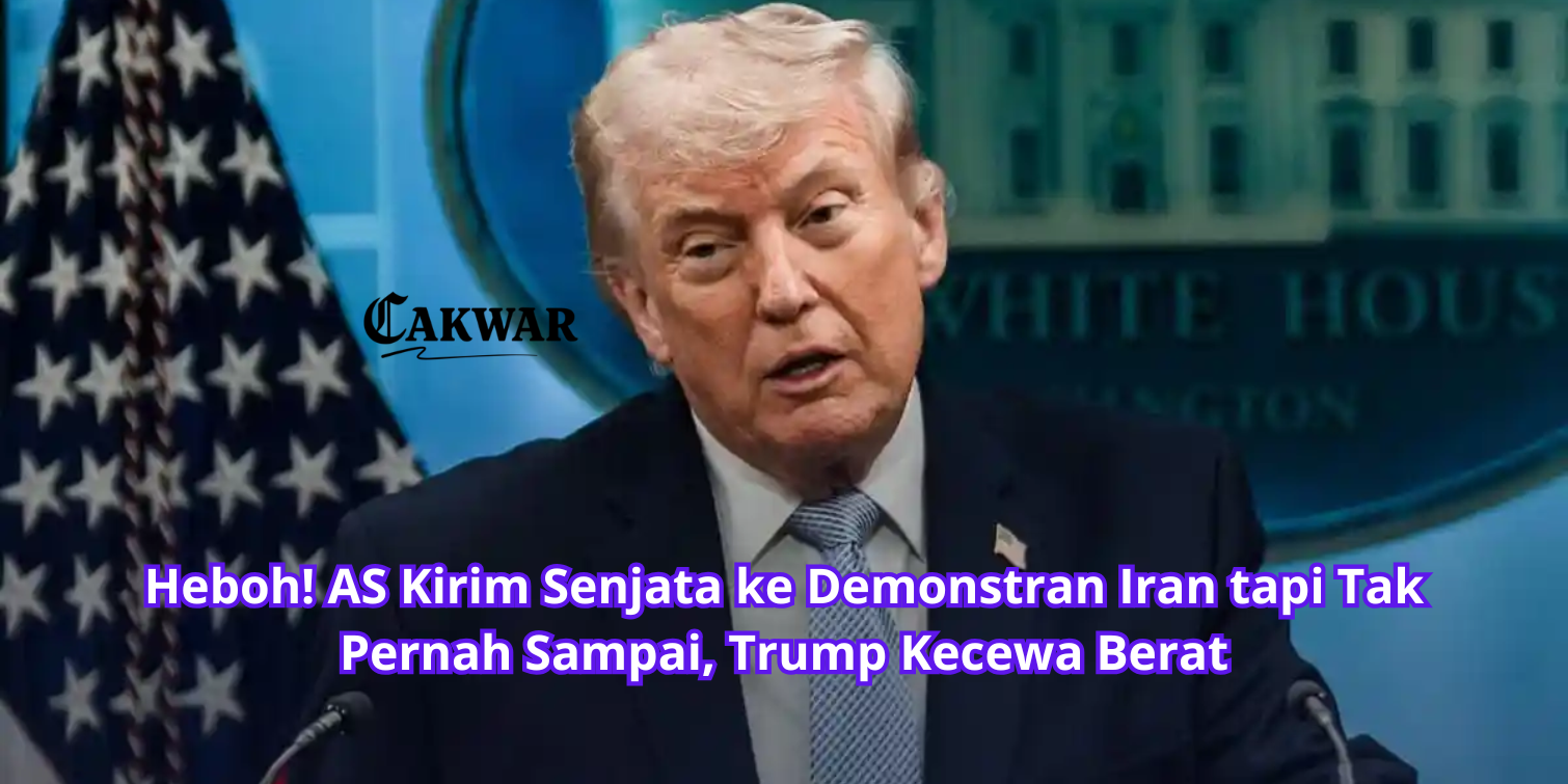Heboh! AS Kirim Senjata ke Demonstran Iran tapi Tak Pernah Sampai, Trump Kecewa Berat
