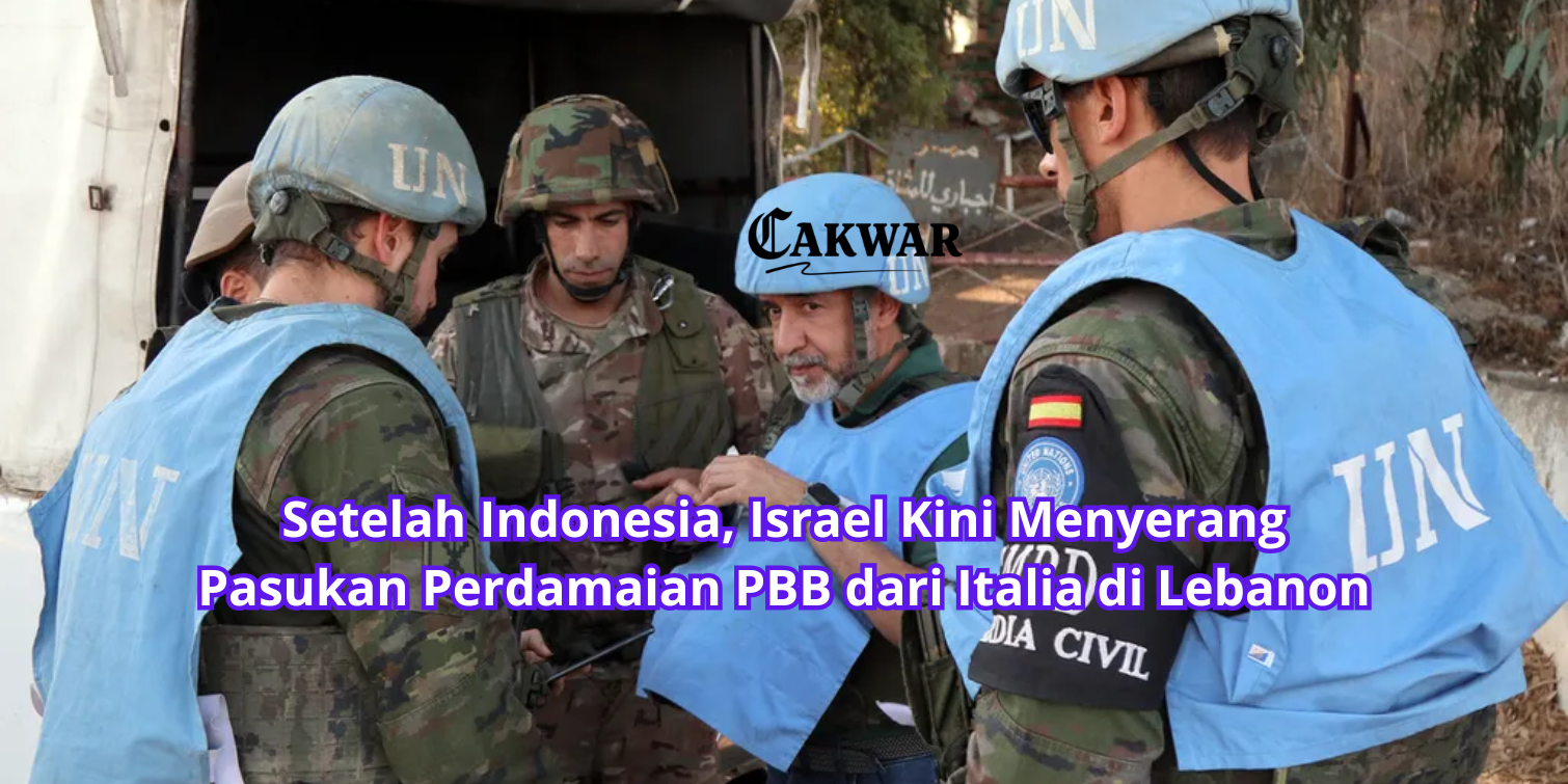 Setelah Indonesia, Israel Kini Menyerang Pasukan Perdamaian PBB dari Italia di Lebanon