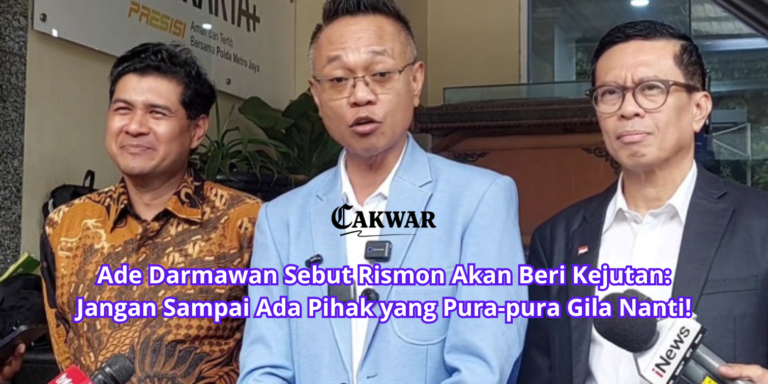 Ade Darmawan Sebut Rismon Akan Beri Kejutan: Jangan Sampai Ada Pihak yang Pura-pura Gila Nanti!