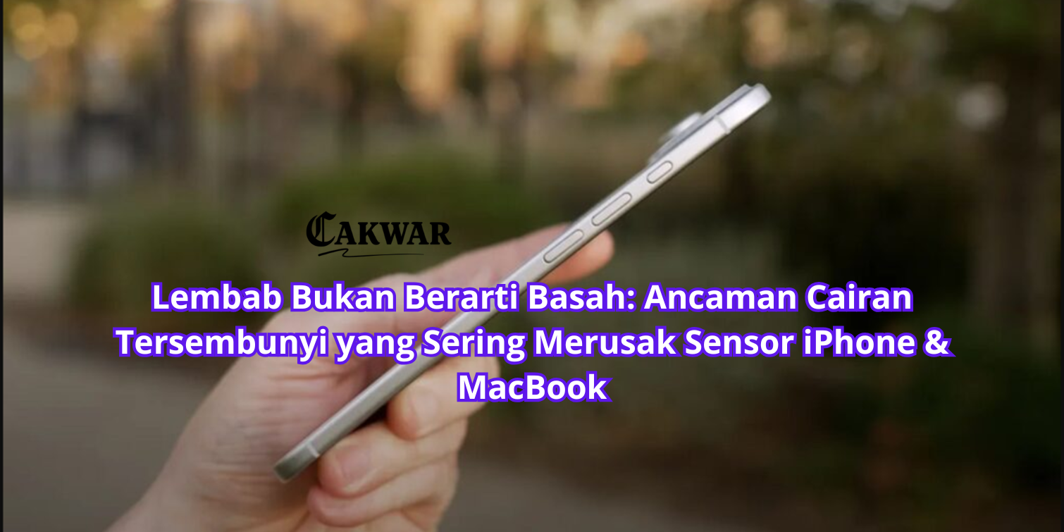 Lembab Bukan Berarti Basah: Ancaman Cairan Tersembunyi yang Sering Merusak Sensor iPhone & MacBook
