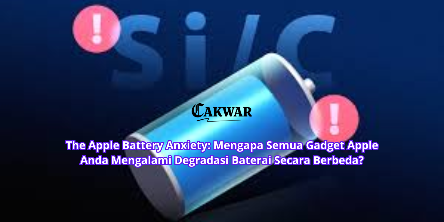 The Apple Battery Anxiety: Mengapa Semua Gadget Apple Anda Mengalami Degradasi Baterai Secara Berbeda?