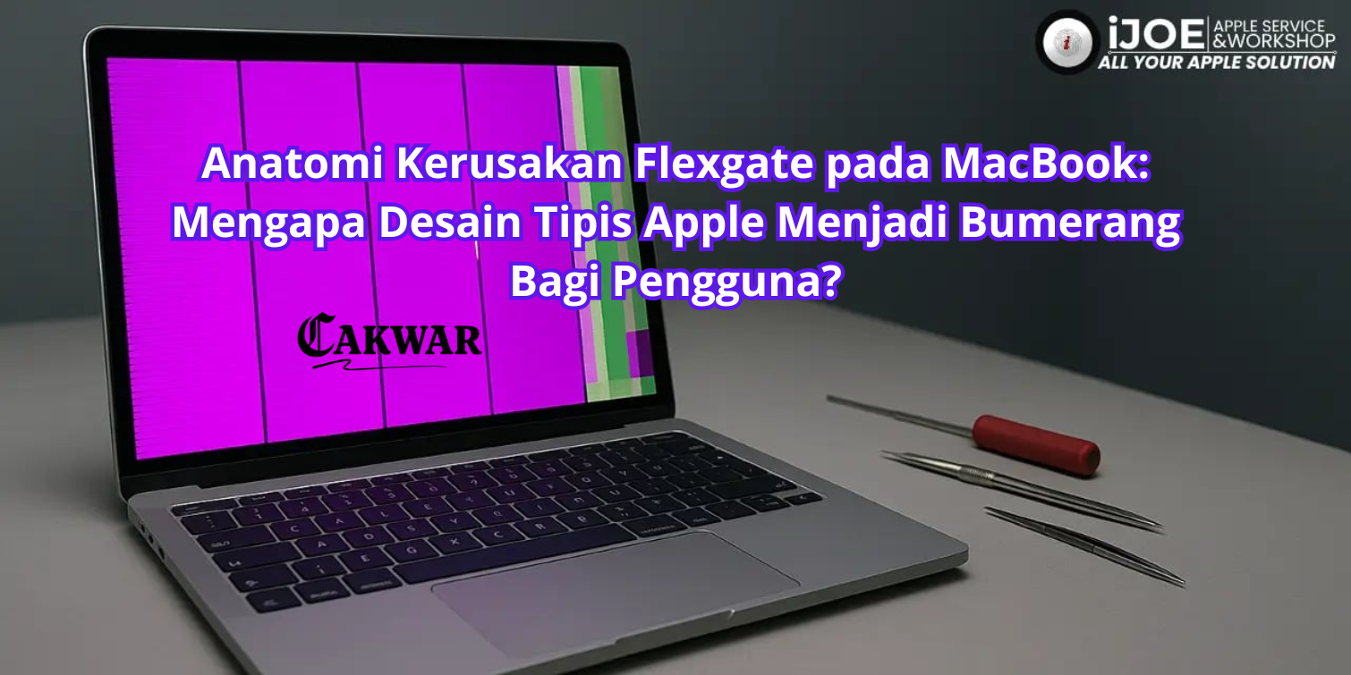 Anatomi Kerusakan Flexgate pada MacBook: Mengapa Desain Tipis Apple Menjadi Bumerang Bagi Pengguna?