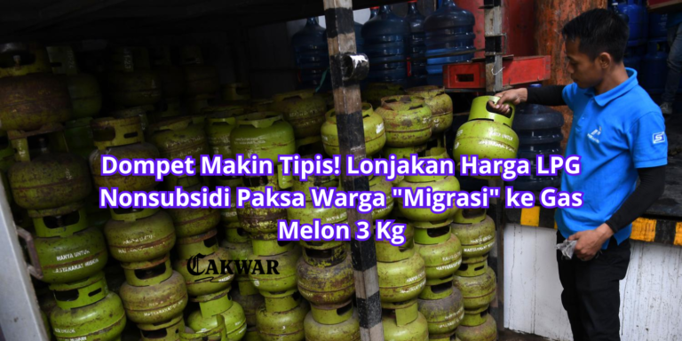 Dompet Makin Tipis! Lonjakan Harga LPG Nonsubsidi Paksa Warga “Migrasi” ke Gas Melon 3 Kg
