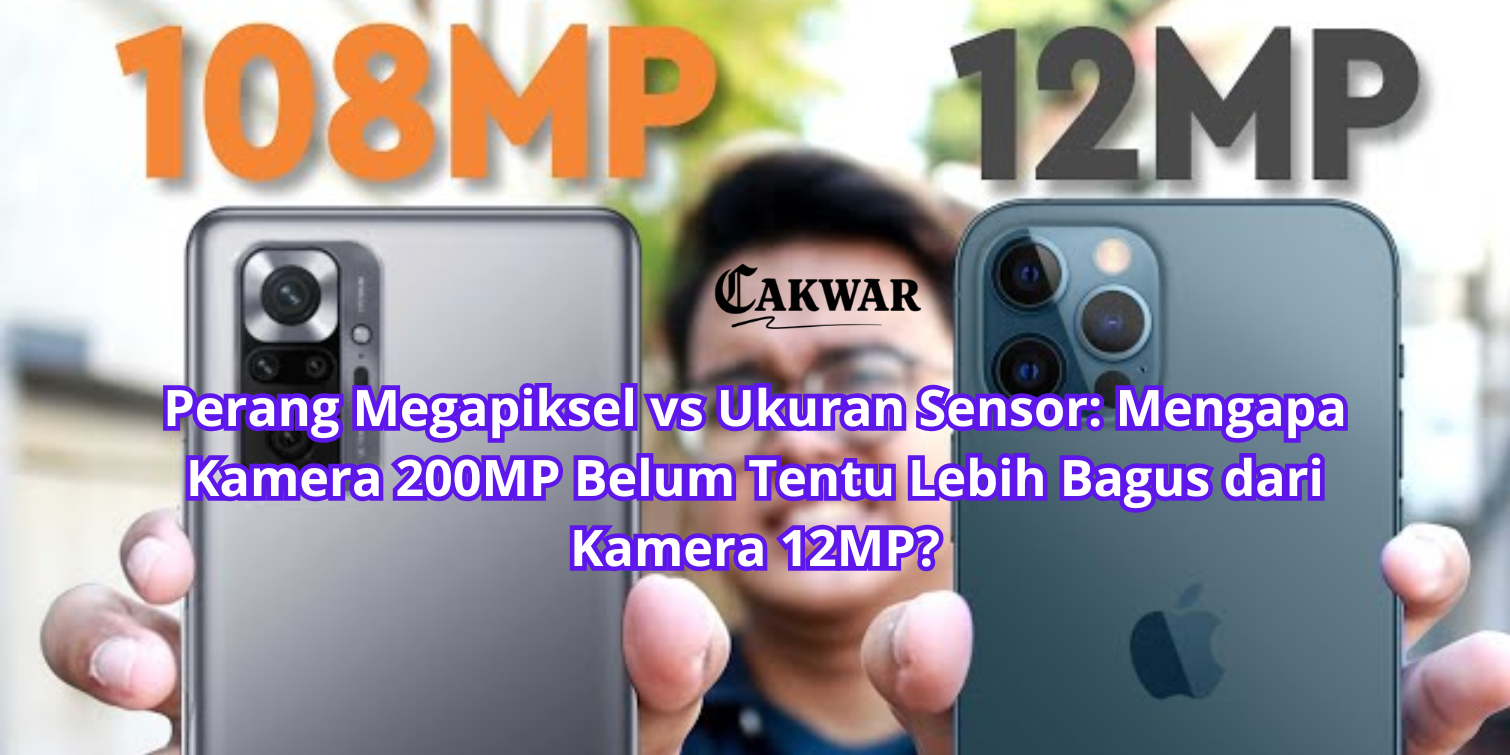 Perang Megapiksel vs Ukuran Sensor: Mengapa Kamera 200MP Belum Tentu Lebih Bagus dari Kamera 12MP?