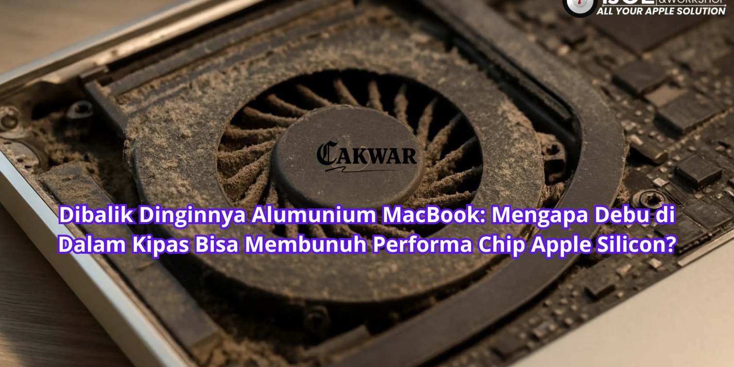 Dibalik Dinginnya Alumunium MacBook: Mengapa Debu di Dalam Kipas Bisa Membunuh Performa Chip Apple Silicon?