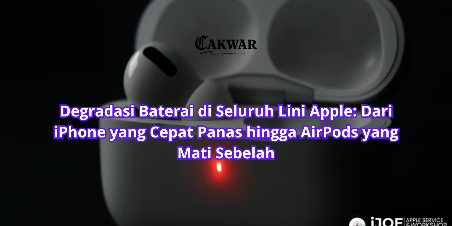 Degradasi Baterai di Seluruh Lini Apple: Dari iPhone yang Cepat Panas hingga AirPods yang Mati Sebelah