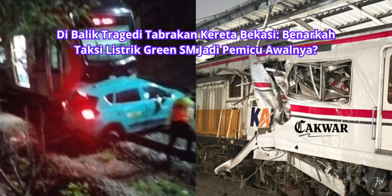 Di Balik Tragedi Tabrakan Kereta Bekasi: Benarkah Taksi Listrik Green SM Jadi Pemicu Awalnya?