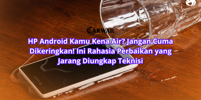 HP Android Kamu Kena Air? Jangan Cuma Dikeringkan! Ini Rahasia Perbaikan yang Jarang Diungkap Teknisi