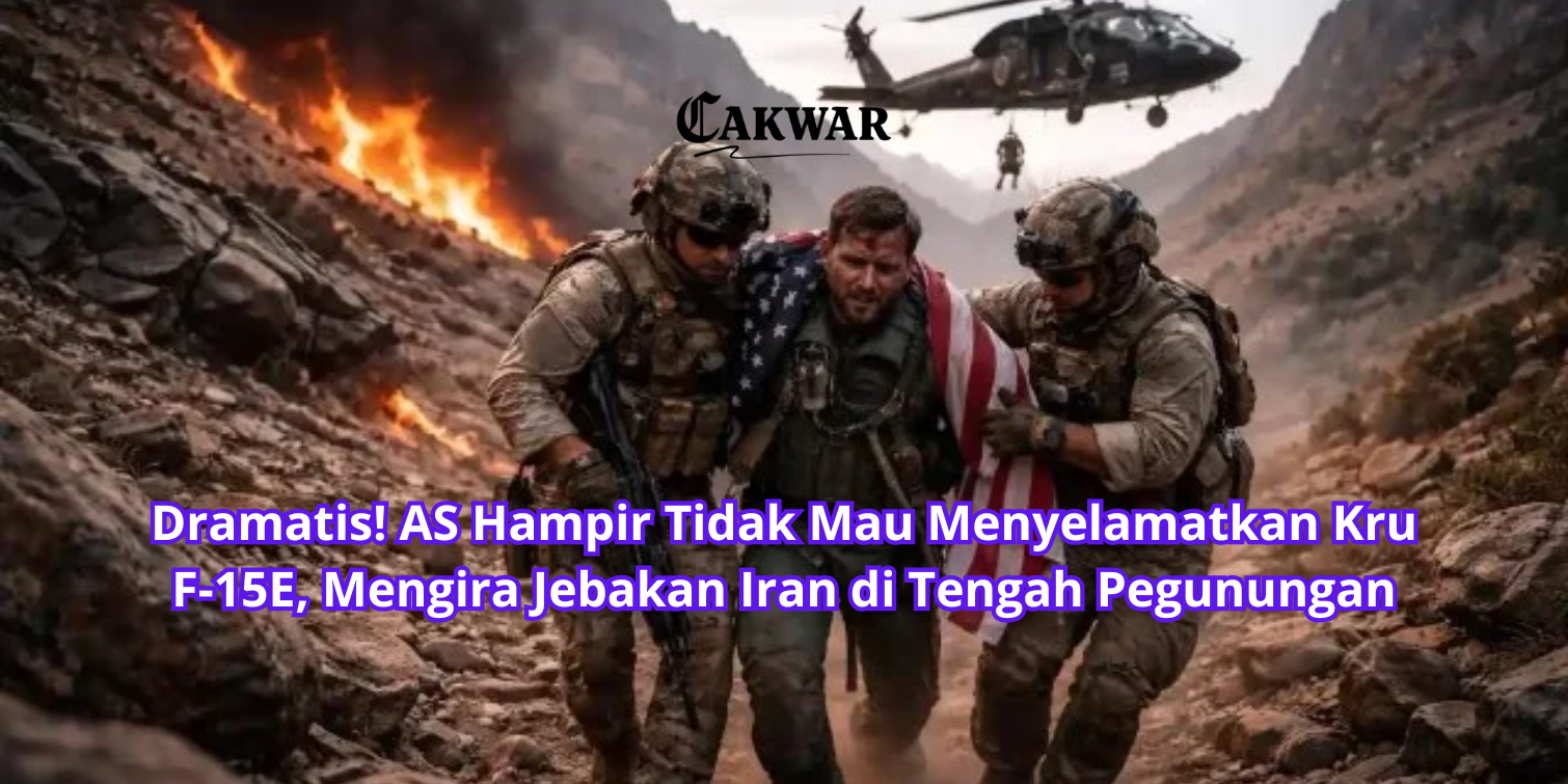 Dramatis! AS Hampir Tidak Mau Menyelamatkan Kru F-15E, Mengira Jebakan Iran di Tengah Pegunungan