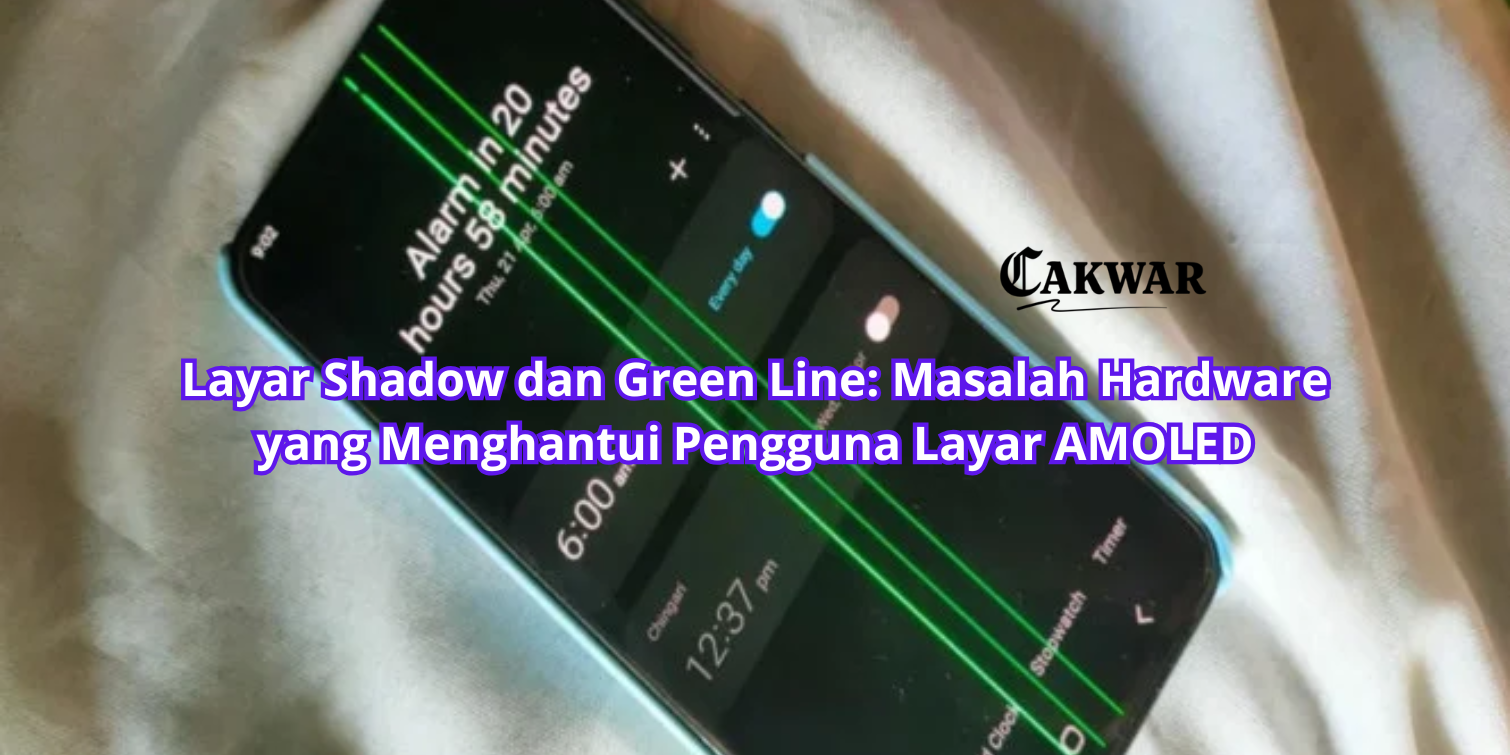 Layar Shadow dan Green Line: Masalah Hardware yang Menghantui Pengguna Layar AMOLED