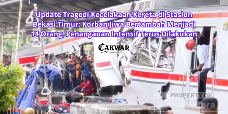 Update Tragedi Kecelakaan Kereta di Stasiun Bekasi Timur: Korban Jiwa Bertambah Menjadi 14 Orang, Penanganan Intensif Terus Dilakukan