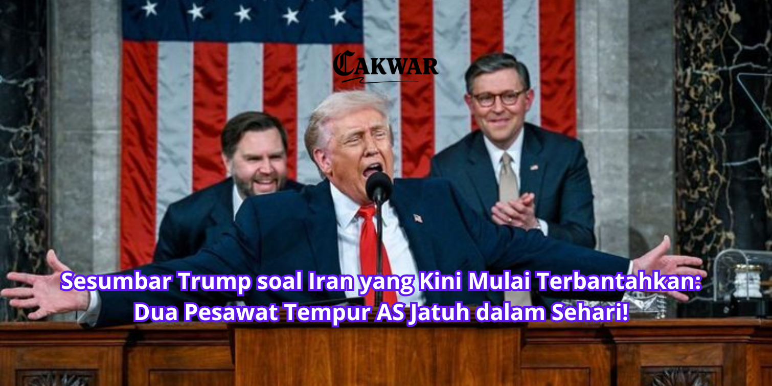 Sesumbar Trump soal Iran yang Kini Mulai Terbantahkan: Dua Pesawat Tempur AS Jatuh dalam Sehari!