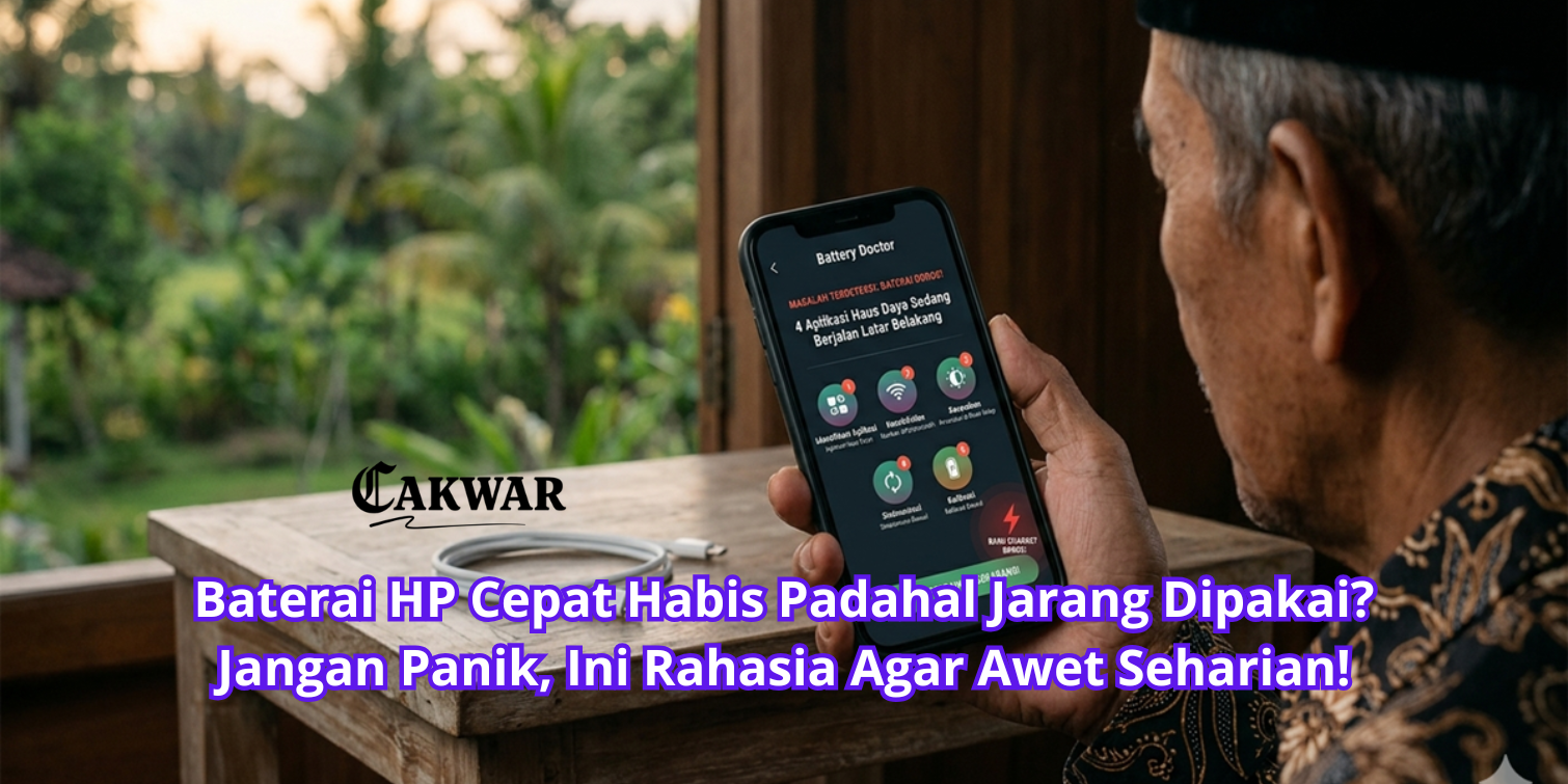 Baterai HP Cepat Habis Padahal Jarang Dipakai? Jangan Panik, Ini Rahasia Agar Awet Seharian!