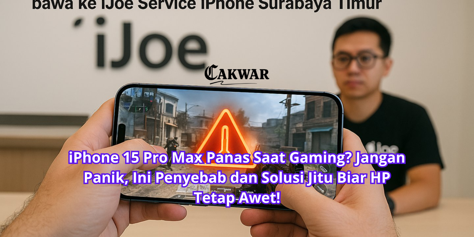 iPhone 15 Pro Max Panas Saat Gaming? Jangan Panik, Ini Penyebab dan Solusi Jitu Biar HP Tetap Awet!