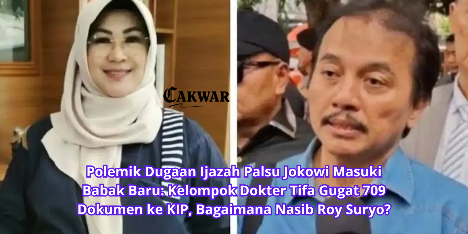 Polemik Dugaan Ijazah Palsu Jokowi Masuki Babak Baru: Kelompok Dokter Tifa Gugat 709 Dokumen ke KIP, Bagaimana Nasib Roy Suryo?