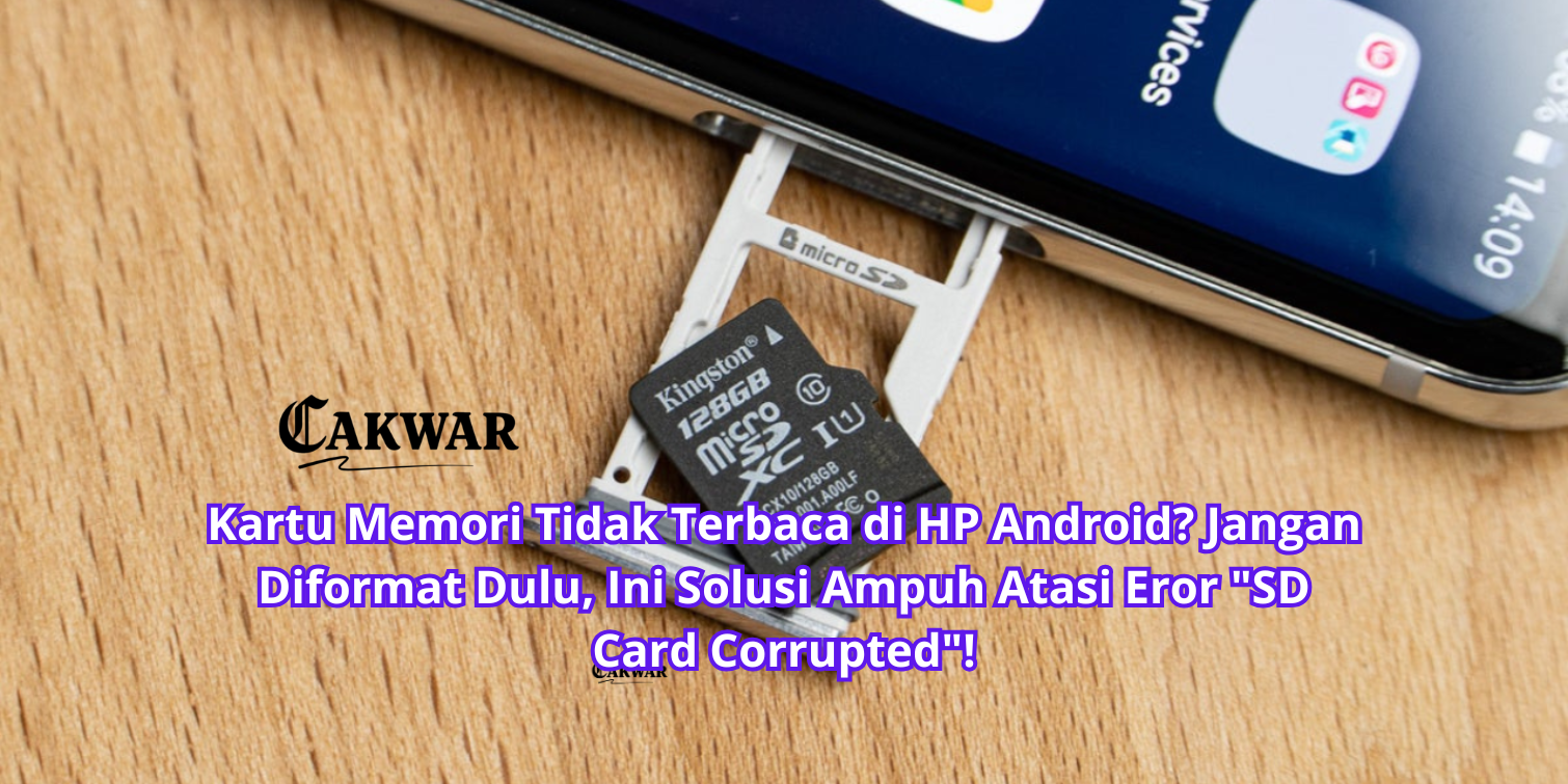 Kartu Memori Tidak Terbaca di HP Android? Jangan Diformat Dulu, Ini Solusi Ampuh Atasi Eror “SD Card Corrupted”!