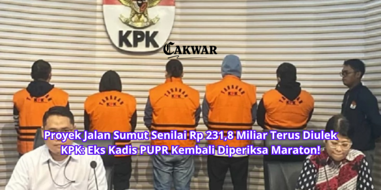 Proyek Jalan Sumut Senilai Rp 231,8 Miliar Terus Diulek KPK: Eks Kadis PUPR Kembali Diperiksa Maraton!