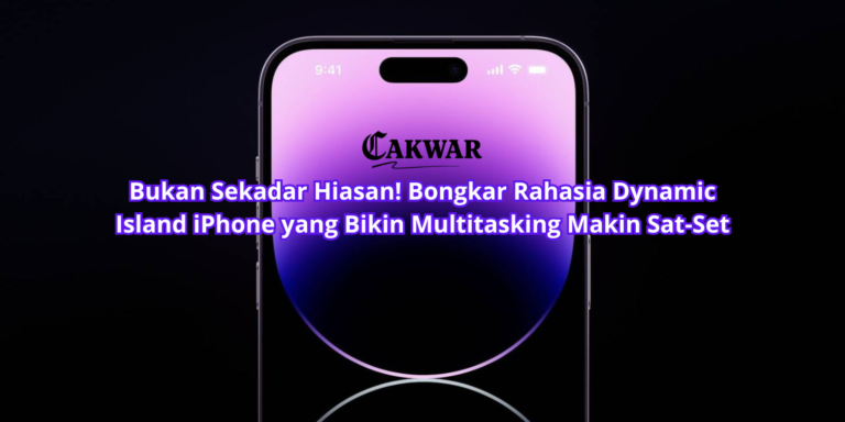 Bukan Sekadar Hiasan! Bongkar Rahasia Dynamic Island iPhone yang Bikin Multitasking Makin Sat-Set