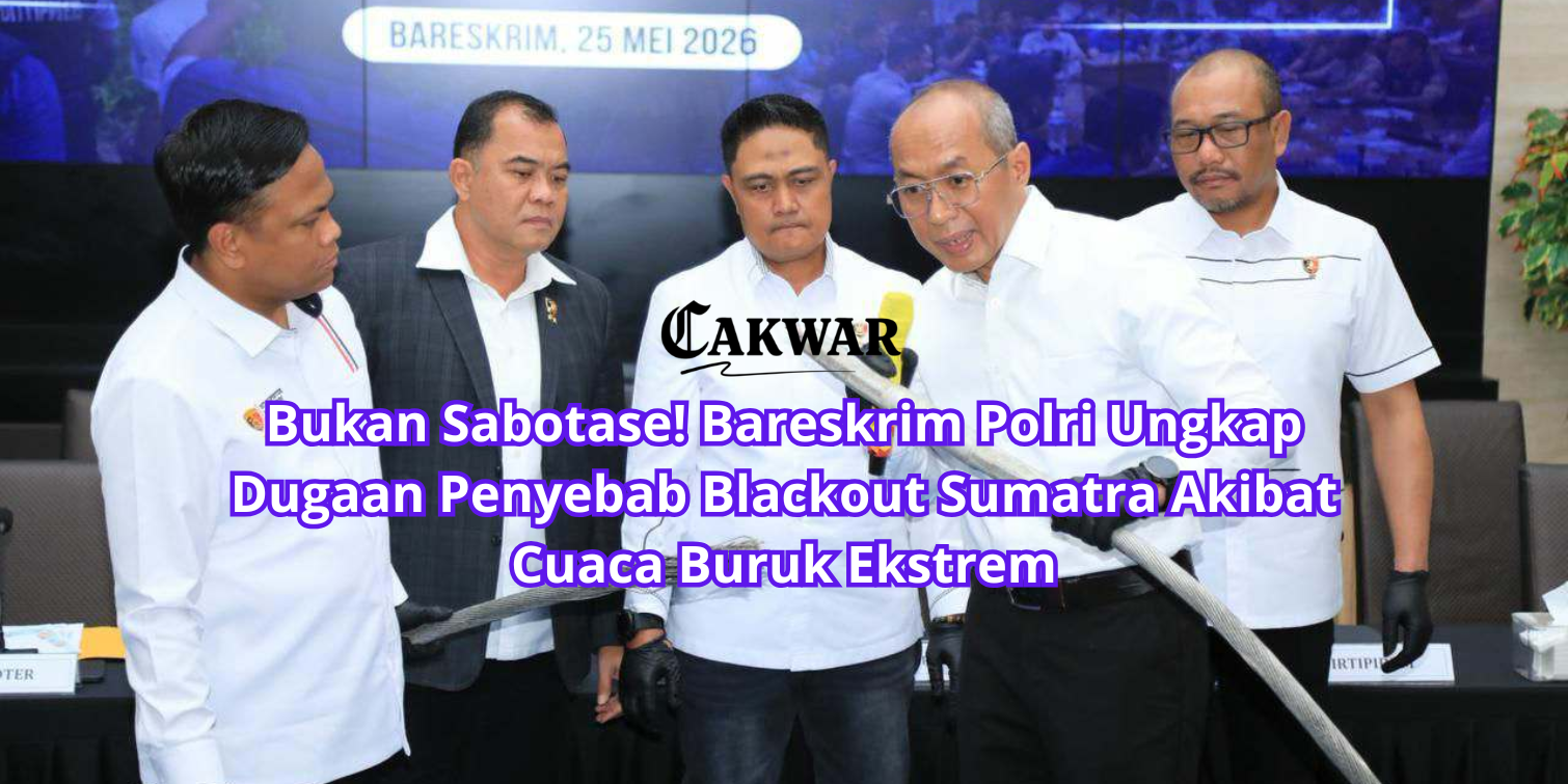 Bukan Sabotase! Bareskrim Polri Ungkap Dugaan Penyebab Blackout Sumatra Akibat Cuaca Buruk Ekstrem