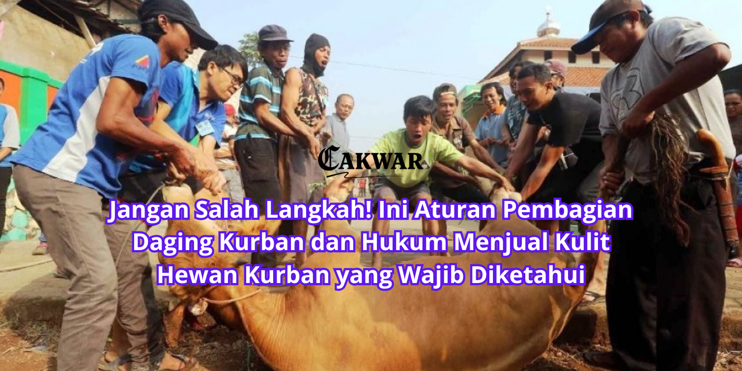 Jangan Salah Langkah! Ini Aturan Pembagian Daging Kurban dan Hukum Menjual Kulit Hewan Kurban yang Wajib Diketahui