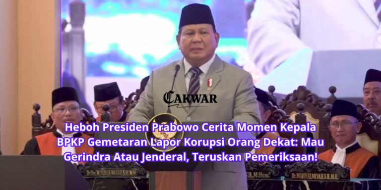 Heboh Presiden Prabowo Cerita Momen Kepala BPKP Gemetaran Lapor Korupsi Orang Dekat: Mau Gerindra Atau Jenderal, Teruskan Pemeriksaan!