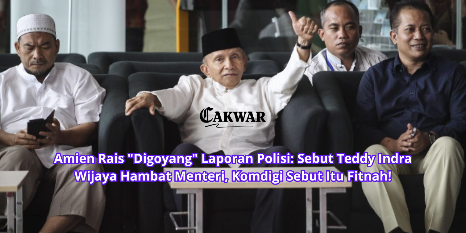 Amien Rais “Digoyang” Laporan Polisi: Sebut Teddy Indra Wijaya Hambat Menteri, Komdigi Sebut Itu Fitnah!