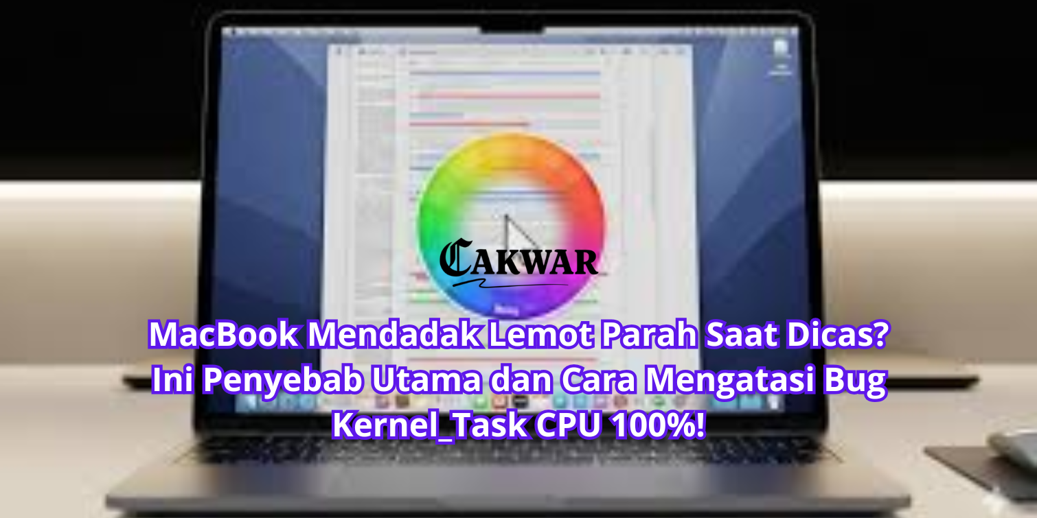MacBook Mendadak Lemot Parah Saat Dicas? Ini Penyebab Utama dan Cara Mengatasi Bug Kernel_Task CPU 100%!