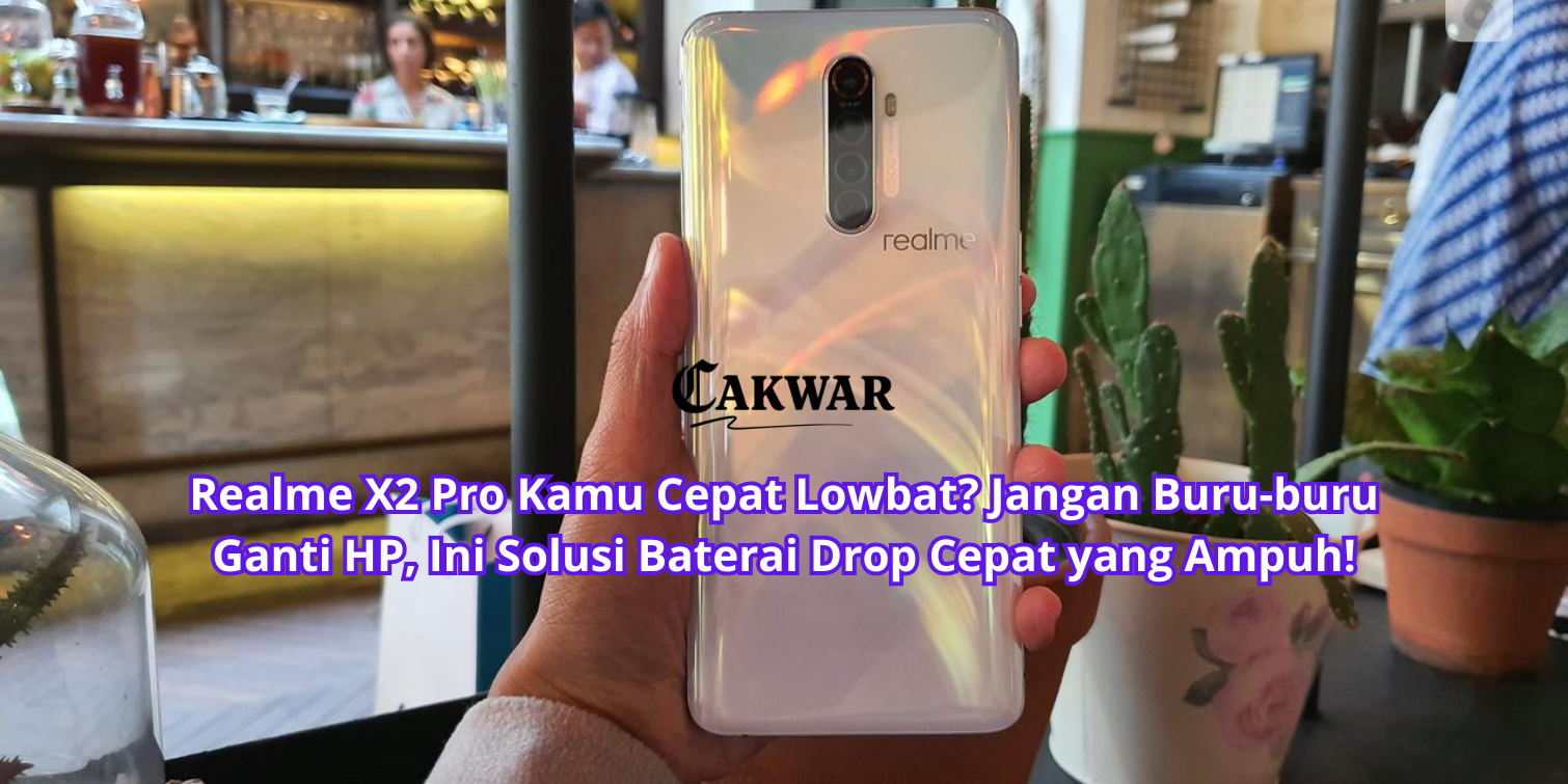 Realme X2 Pro Kamu Cepat Lowbat? Jangan Buru-buru Ganti HP, Ini Solusi Baterai Drop Cepat yang Ampuh!