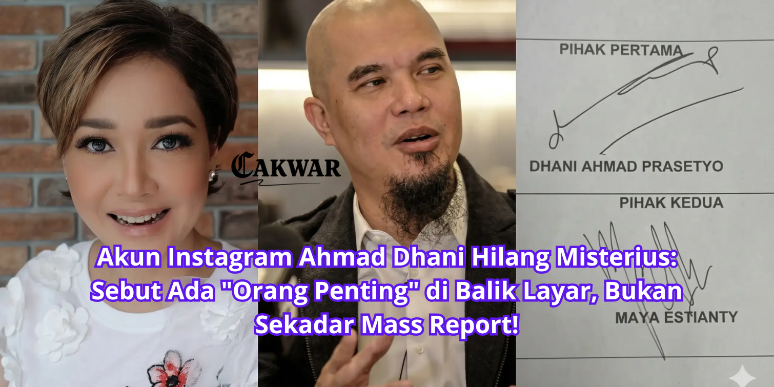 Akun Instagram Ahmad Dhani Hilang Misterius: Sebut Ada “Orang Penting” di Balik Layar, Bukan Sekadar Mass Report!