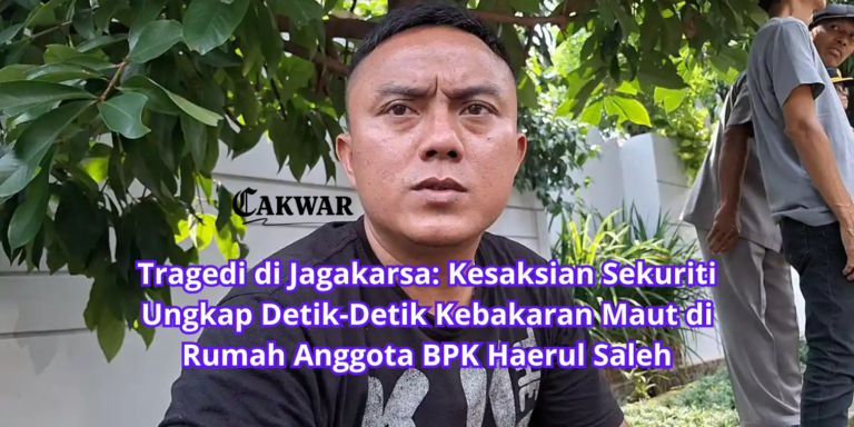 Tragedi di Jagakarsa: Kesaksian Sekuriti Ungkap Detik-Detik Kebakaran Maut di Rumah Anggota BPK Haerul Saleh