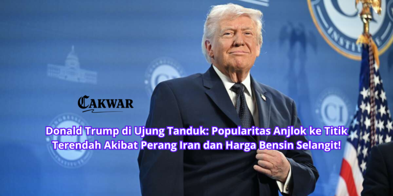 Donald Trump di Ujung Tanduk: Popularitas Anjlok ke Titik Terendah Akibat Perang Iran dan Harga Bensin Selangit!