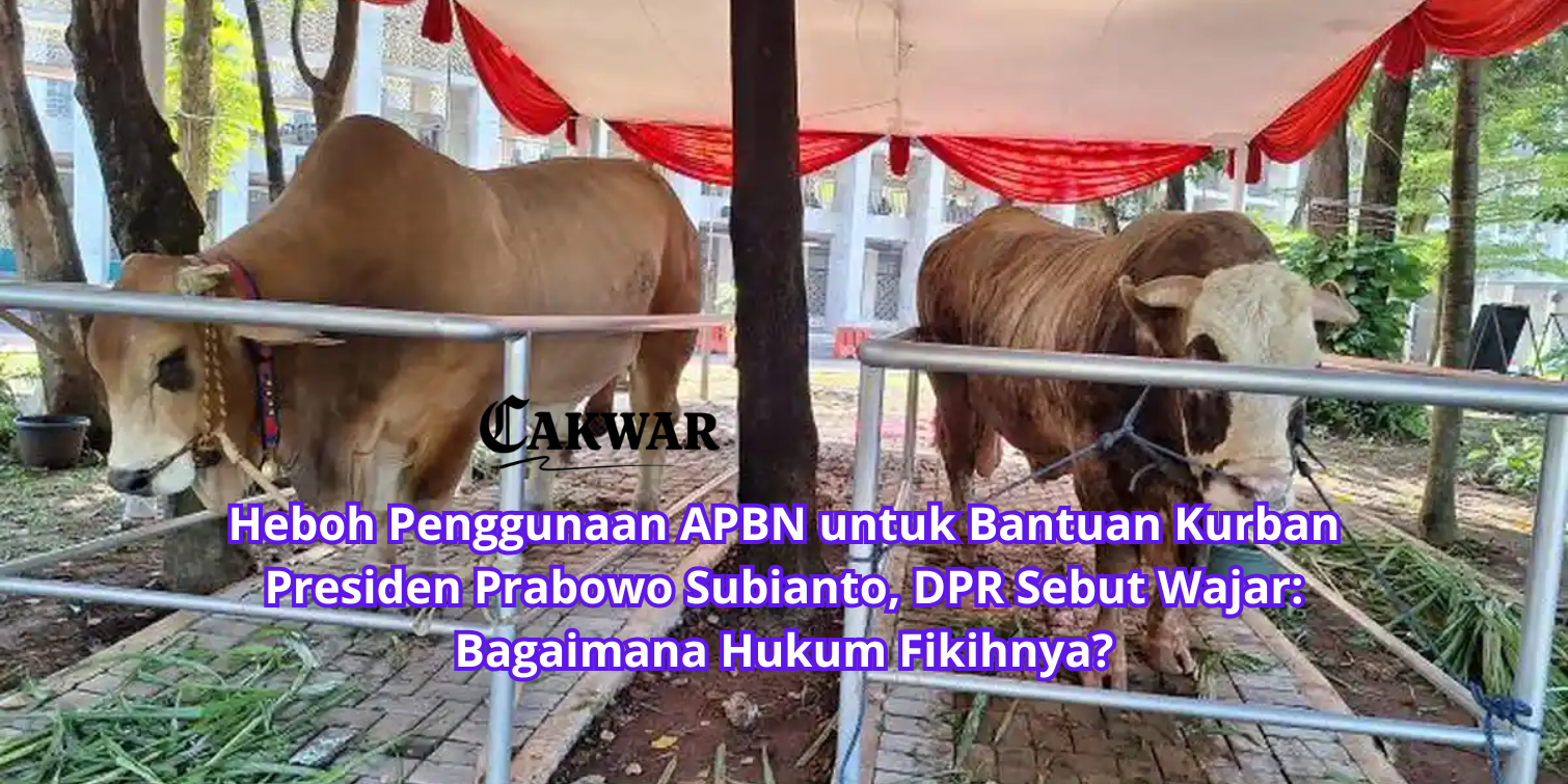 Heboh Penggunaan APBN untuk Bantuan Kurban Presiden Prabowo Subianto, DPR Sebut Wajar: Bagaimana Hukum Fikihnya?