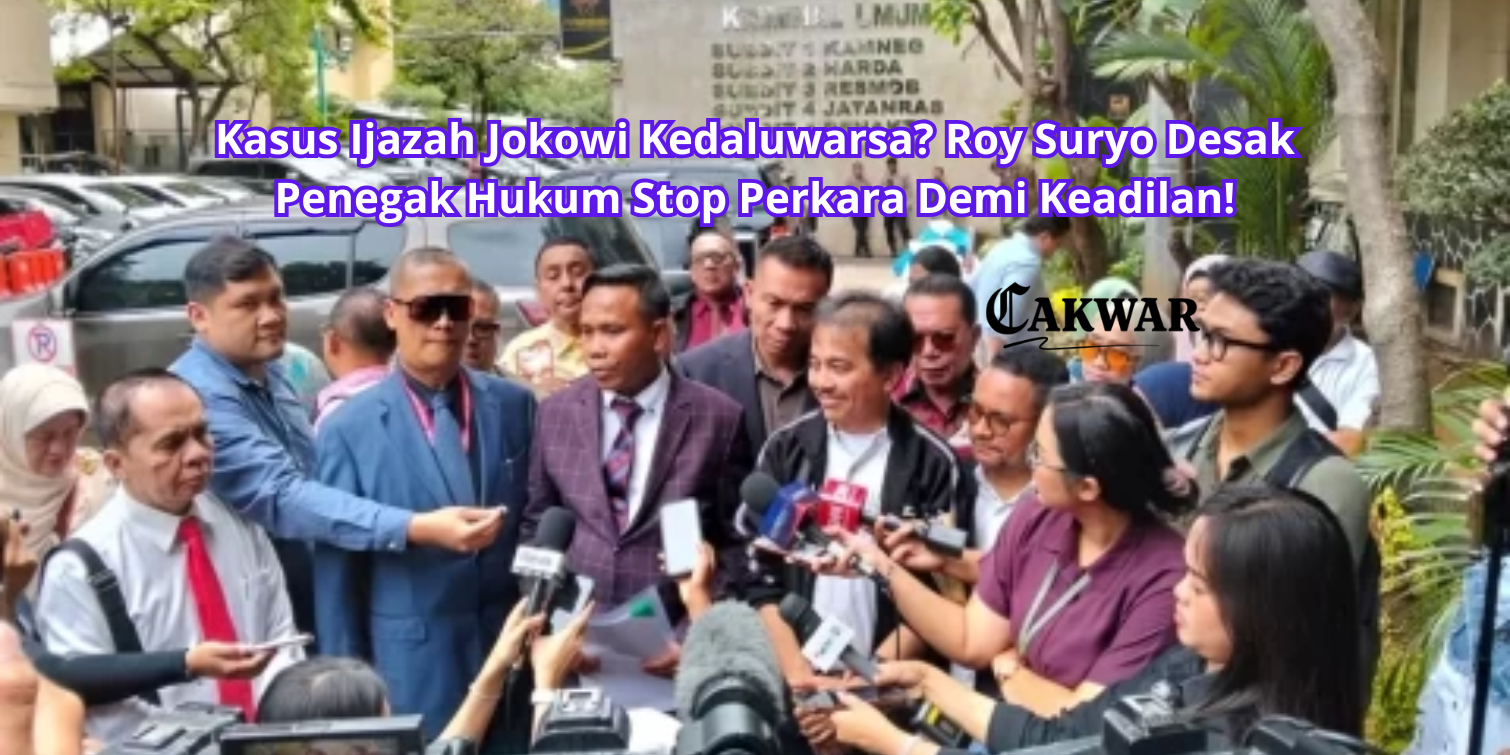 Kasus Ijazah Jokowi Kedaluwarsa? Roy Suryo Desak Penegak Hukum Stop Perkara Demi Keadilan!