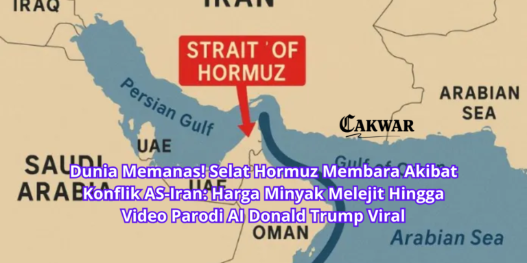 Dunia Memanas! Selat Hormuz Membara Akibat Konflik AS-Iran: Harga Minyak Melejit Hingga Video Parodi AI Donald Trump Viral