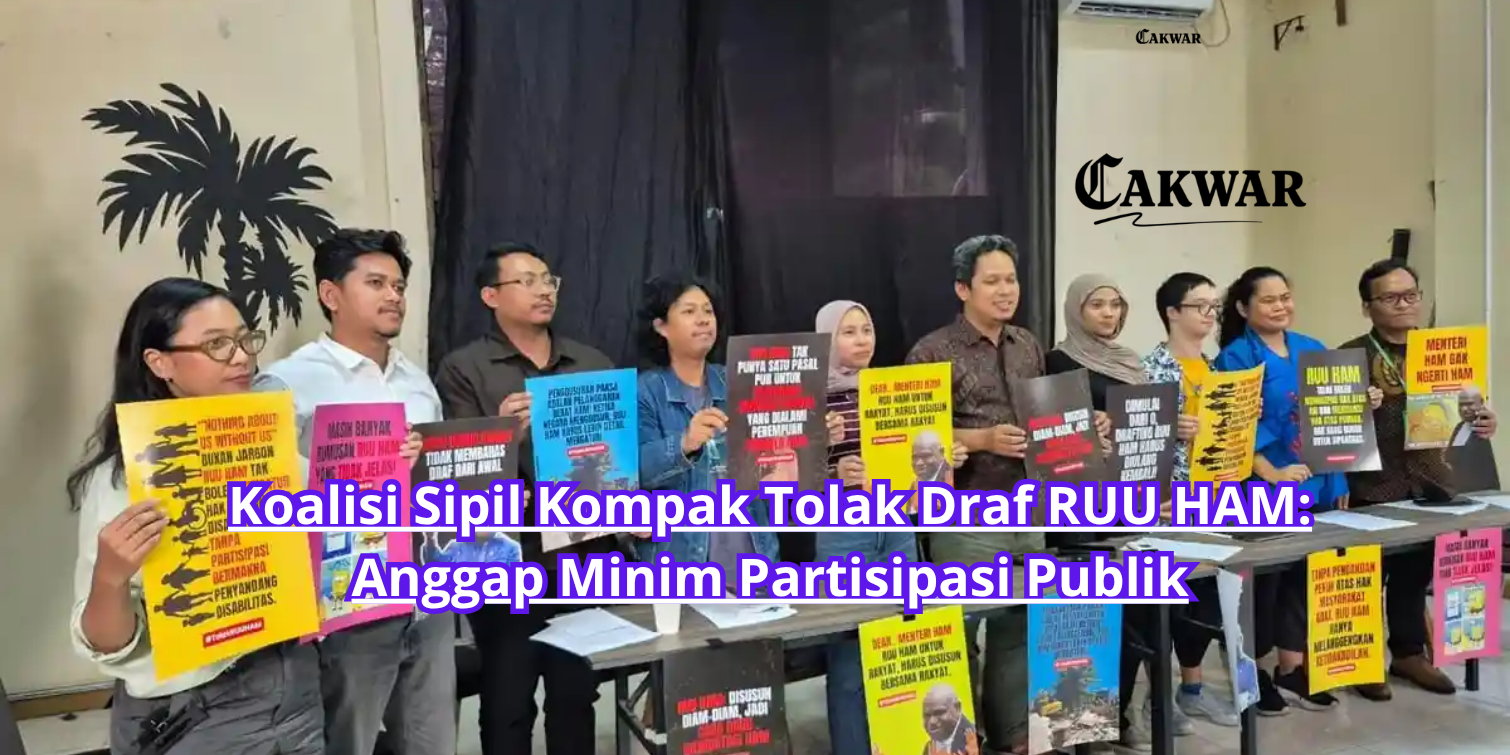 Koalisi Sipil Kompak Tolak Draf RUU HAM: Anggap Minim Partisipasi Publik