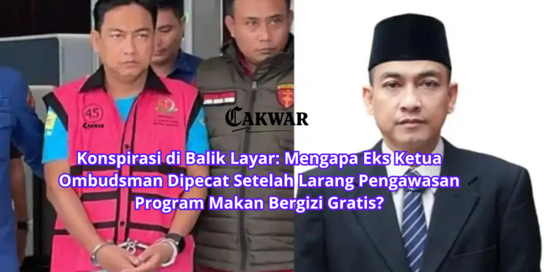 Konspirasi di Balik Layar: Mengapa Eks Ketua Ombudsman Dipecat Setelah Larang Pengawasan Program Makan Bergizi Gratis?
