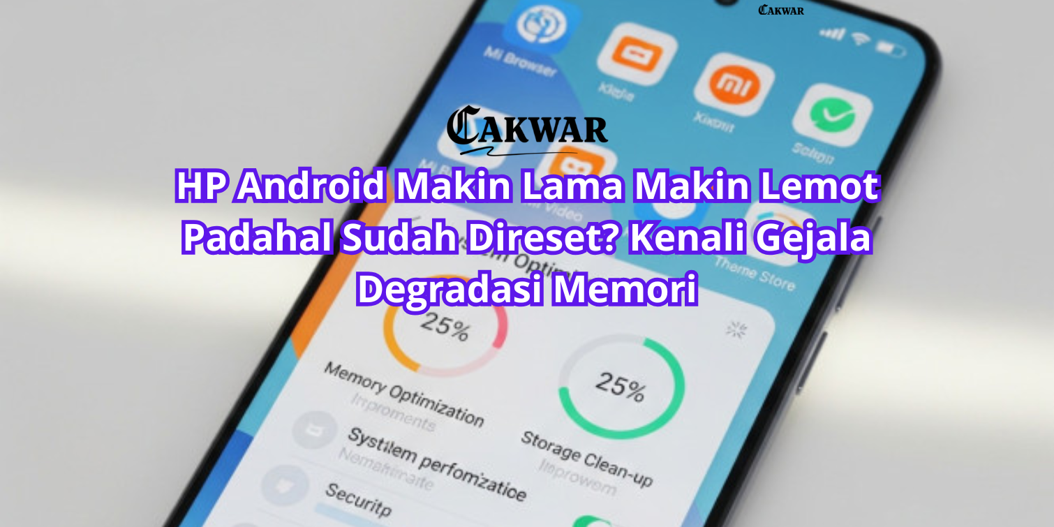 HP Android Makin Lama Makin Lemot Padahal Sudah Direset? Kenali Gejala Degradasi Memori