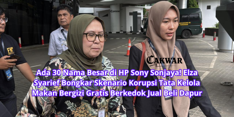 Ada 30 Nama Besar di HP Sony Sonjaya! Elza Syarief Bongkar Skenario Korupsi Tata Kelola Makan Bergizi Gratis Berkedok Jual Beli Dapur