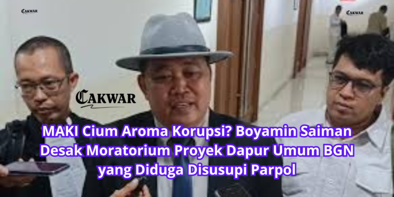 MAKI Cium Aroma Korupsi? Boyamin Saiman Desak Moratorium Proyek Dapur Umum BGN yang Diduga Disusupi Parpol