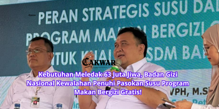 Kebutuhan Meledak 63 Juta Jiwa, Badan Gizi Nasional Kewalahan Penuhi Pasokan Susu Program Makan Bergizi Gratis!